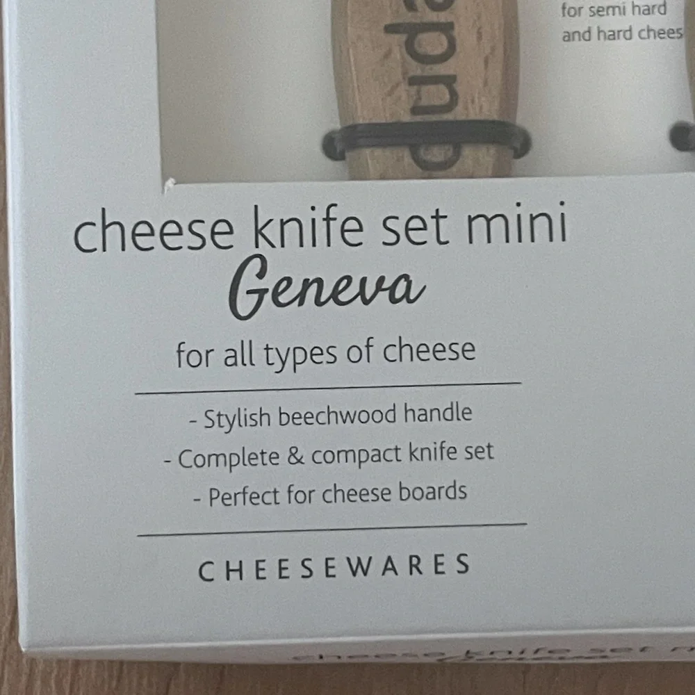 NEW - Boska Cheese Knifes Mini Set Geneva